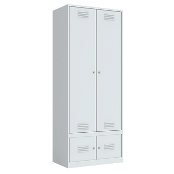 шкаф гардеробный для одежды с отделениями под обувь фото