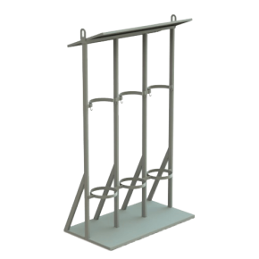 стойка для кислородных газовых баллонов с крышей фото