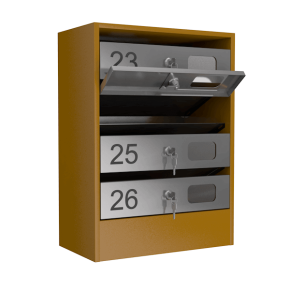 почтовый ящик 4-секционный серия эталон с окошком фото