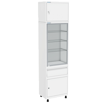 медицинский шкаф шмс-1-а-р-1 с антресолью фото