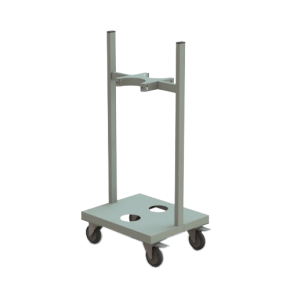 стойка для кислородных баллонов с колесами фото