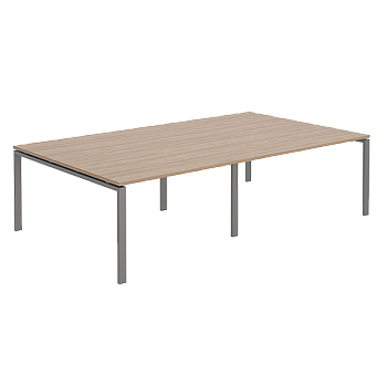 стол для переговоров 280x144 вяз натуральный/антрацит фото