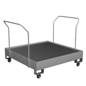 поддон для 4 бочек на колёсах фото