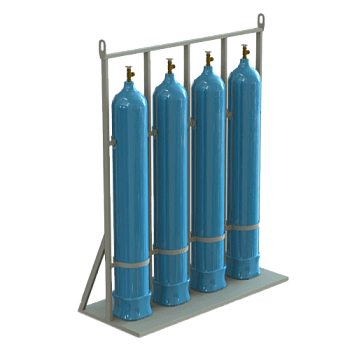 стойка для 4 кислородных баллонов фото