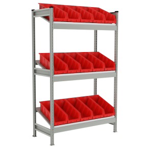 стеллаж металлический ст-023 2000x1200x585 фото