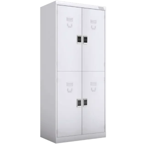 шкаф четырехсекционный для спецодежды с электронным замком фото