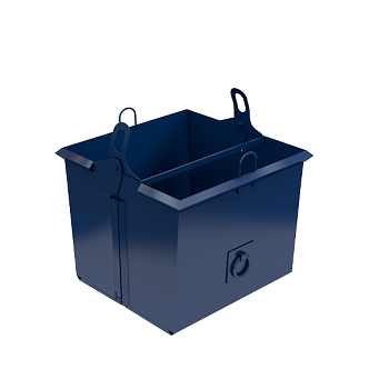 контейнер 1 тонна 1000x1000x850 фото