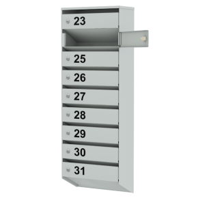 ящик почтовый на 9 квартир базис лайт фото