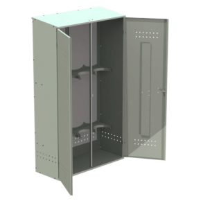 шкаф металлический для 4 кислородных баллонов фото
