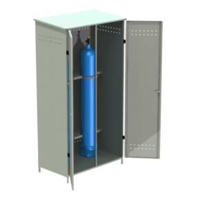 шкаф для 2 кислородных газовых баллонов фото