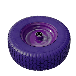 колесо полиуретан 400 мм d20 симметричная ступица фото