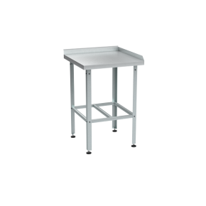 стол из нержавеющей стали угловой 870x600x600 фото