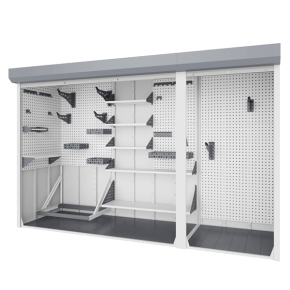 шкаф для паркинга 2000x4000x900 двухсекционный фото