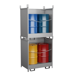 поддон для 2 бочек штабелируемый закрытый фото