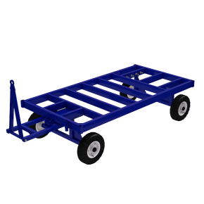 тележка большегрузная каркасная бт 2 к колеса пневматические 450 мм фото