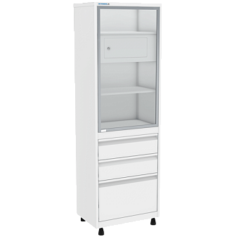 медицинский шкаф шмс-1-а-т-р-2/1 фото