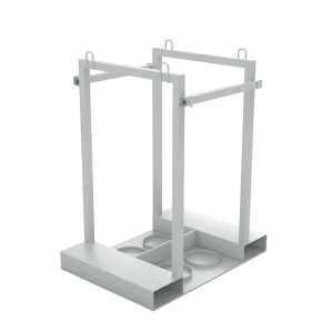 контейнер (палета) для 4 кислородных газовых баллонов фото
