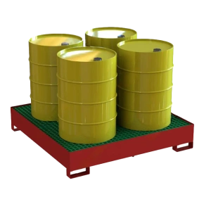 поддон для хранения 4 бочек 282x1500x1500 фото