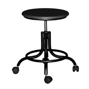 табурет мдф винтовой т01-1 черный фото