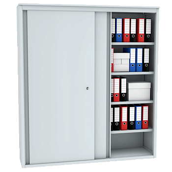 металлический шкаф-купе al 2018 (ширина: 1800 мм) фото