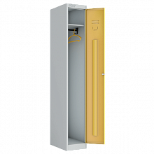 Шкаф для раздевалки одностворчатый цветной ширина 400 мм