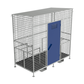 хранилище для 12 кислородных баллонов сетчатое разборное фото