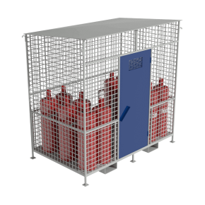 хранилище для баллонов с пропаном 03 фото