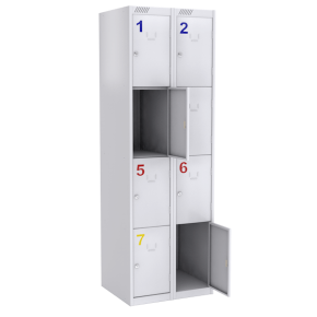 шкаф для сумок на 8 ячеек фото