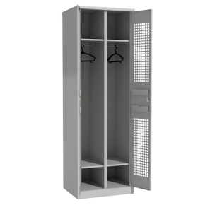 рабочий шкаф для одежды с полкой под обувь фото