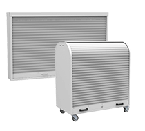 Металлические шкафы с рольставнями (роллетные шкафы)