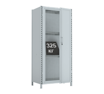 Металлические стеллажи СТ-300 с дверьми 325 кг