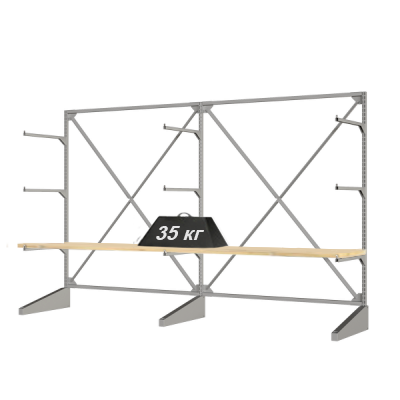 Стеллажи консольные Sortex
