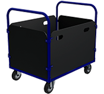 Тележки платформенные с бортами