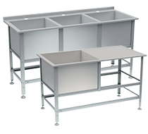 Ванны моечные из нержавеющей стали